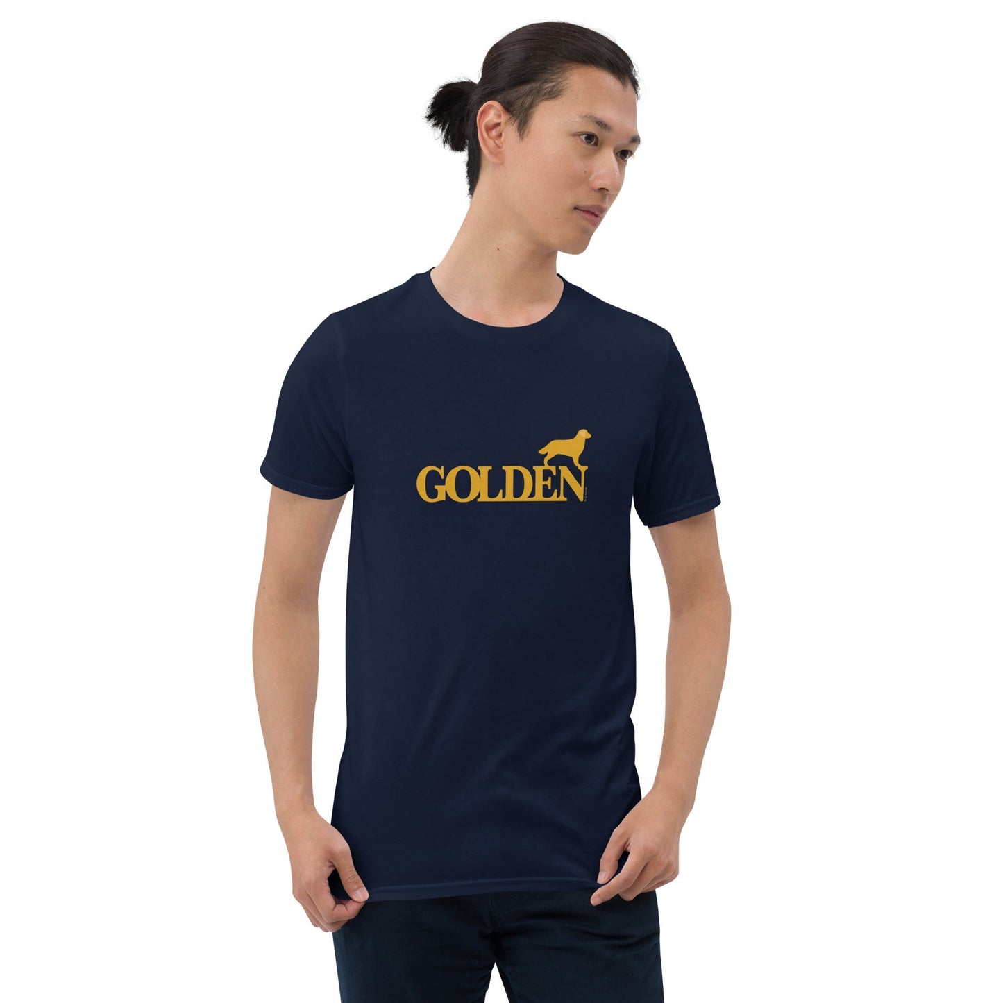 Camiseta unissex com mangas curtas - Golden Retriever i-animals
