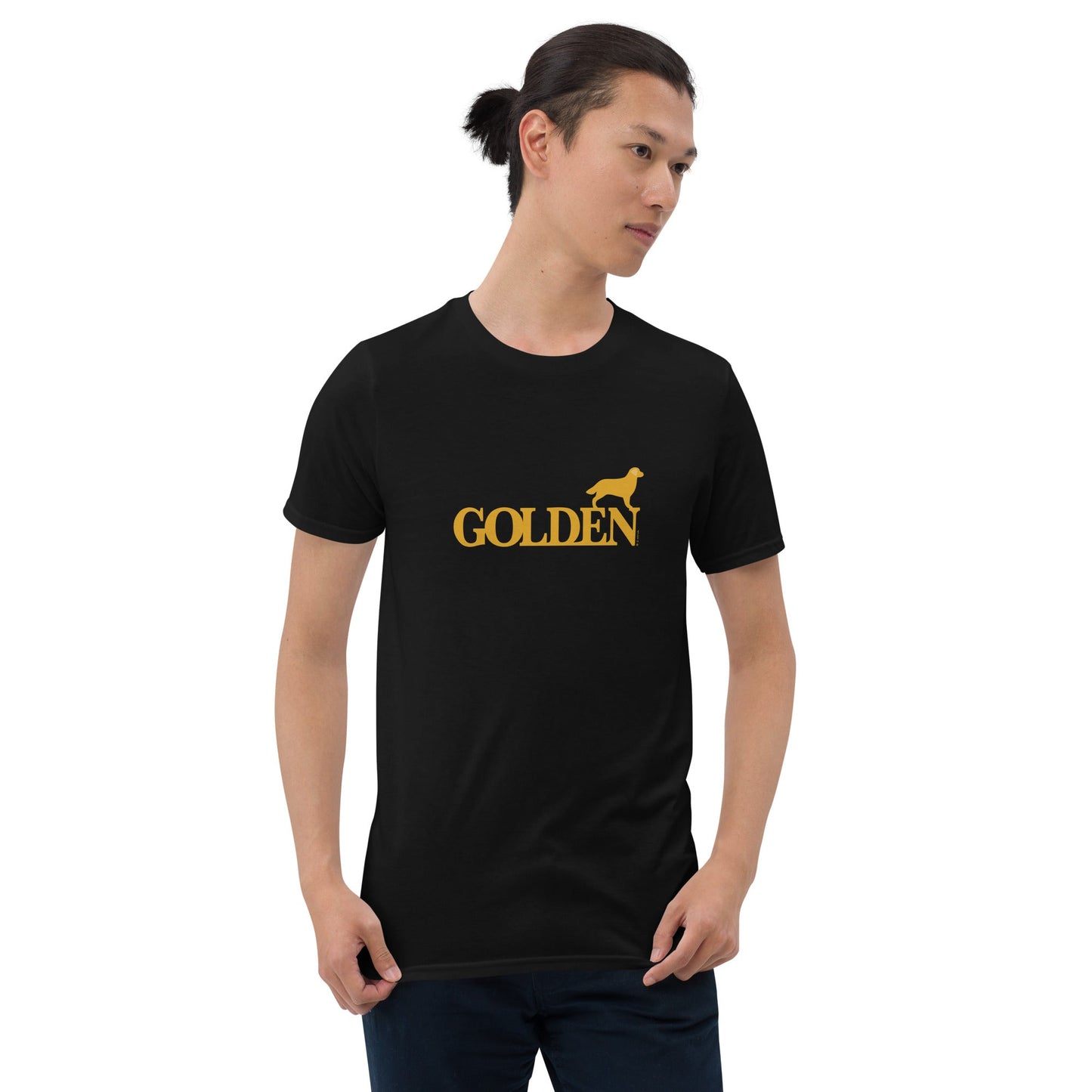 Camiseta unissex com mangas curtas - Golden Retriever i-animals