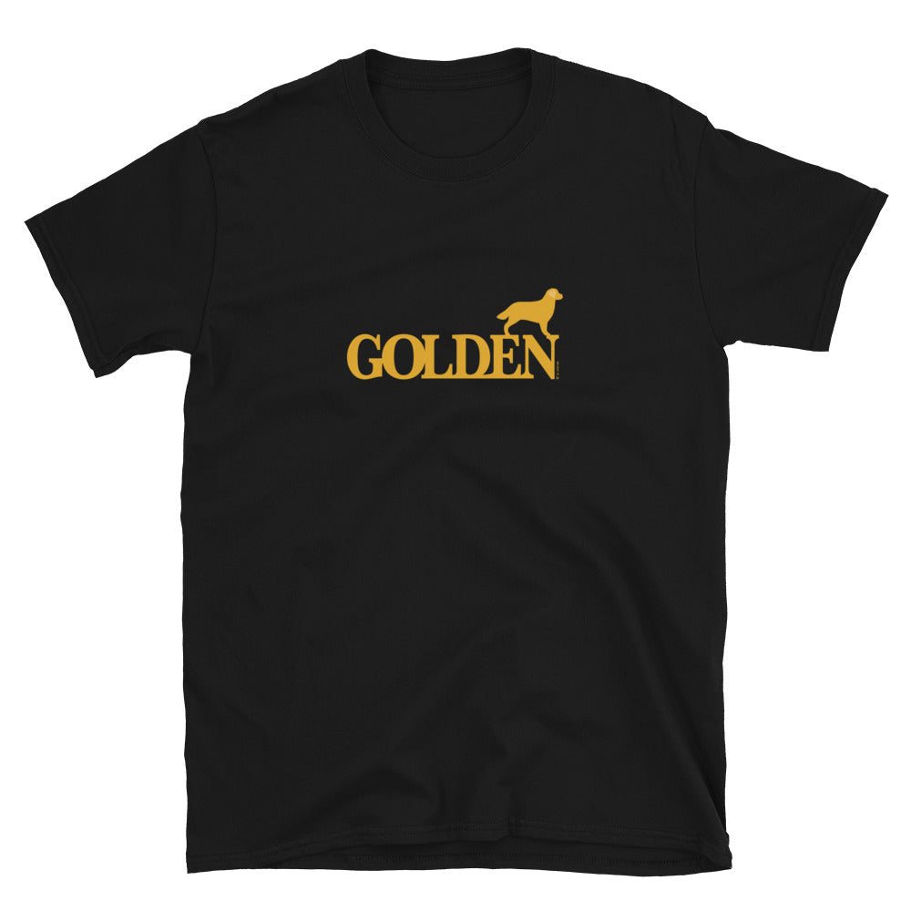 Camiseta unissex com mangas curtas - Golden Retriever i-animals