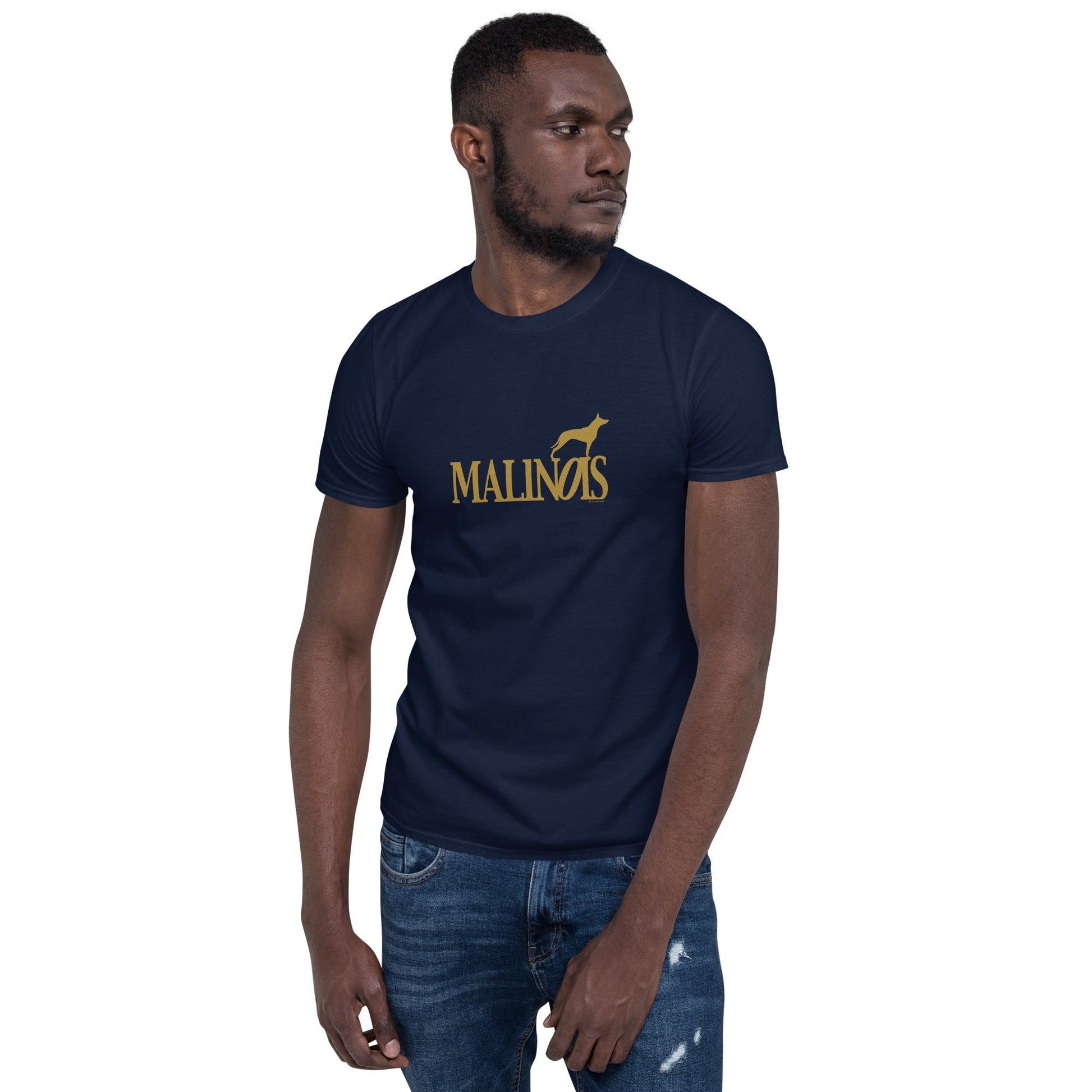 Camiseta unissex com mangas curtas - Malinois i-animals