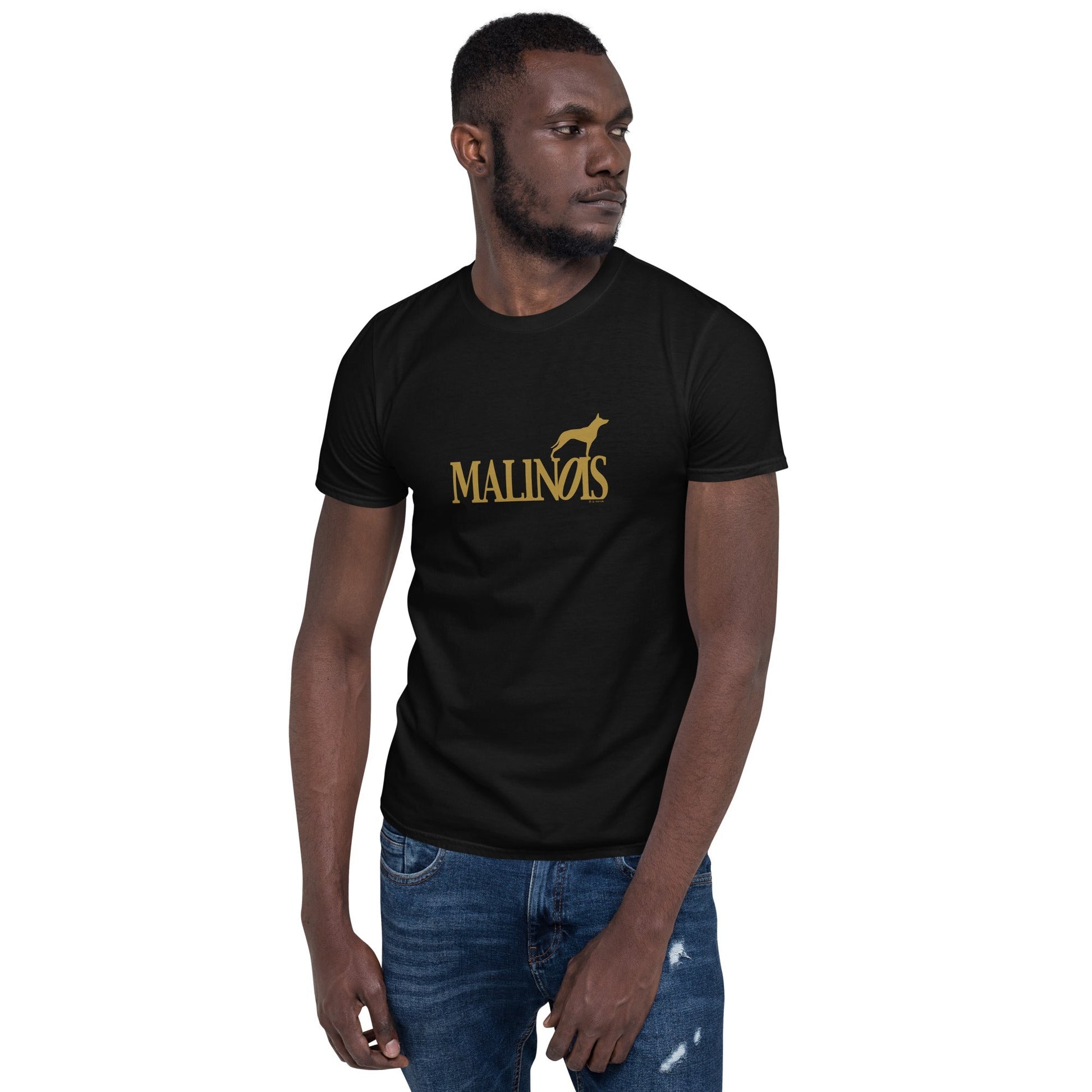 Camiseta unissex com mangas curtas - Malinois i-animals