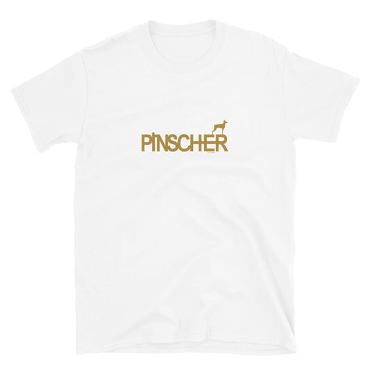 Camiseta unissex com mangas curtas - Pinscher i-animals