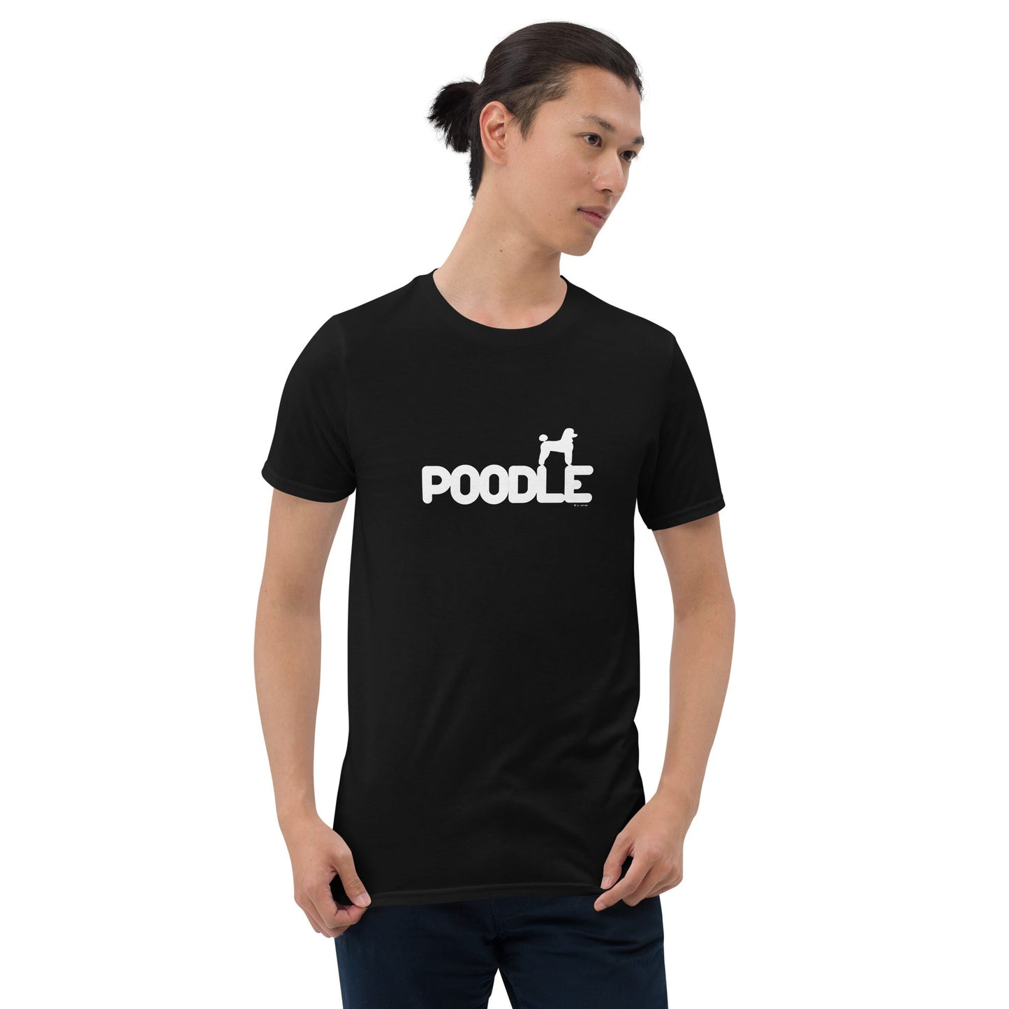 Camiseta unissex com mangas curtas - Poodle i-animals
