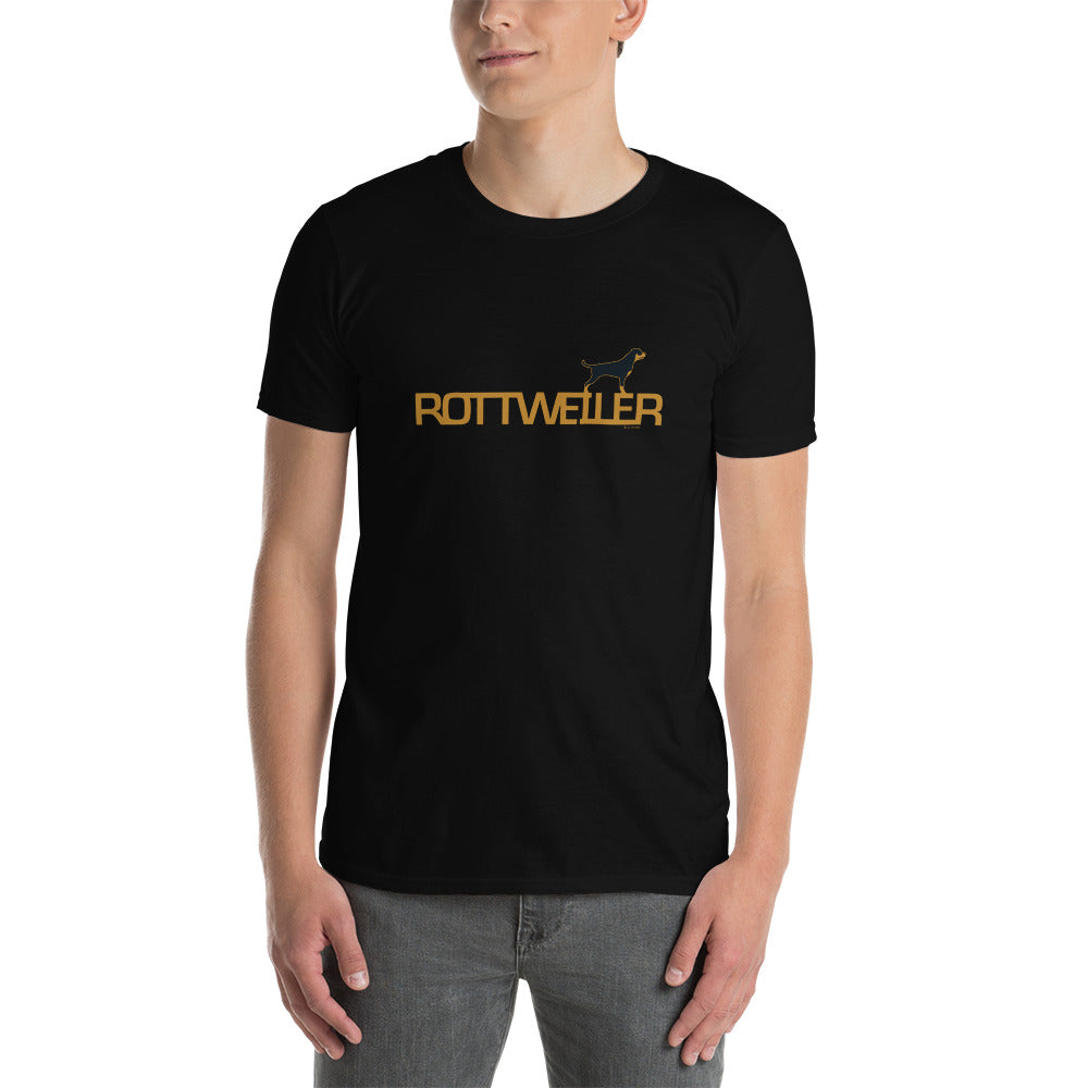Camiseta unissex com mangas curtas - Rottweiler i-animals