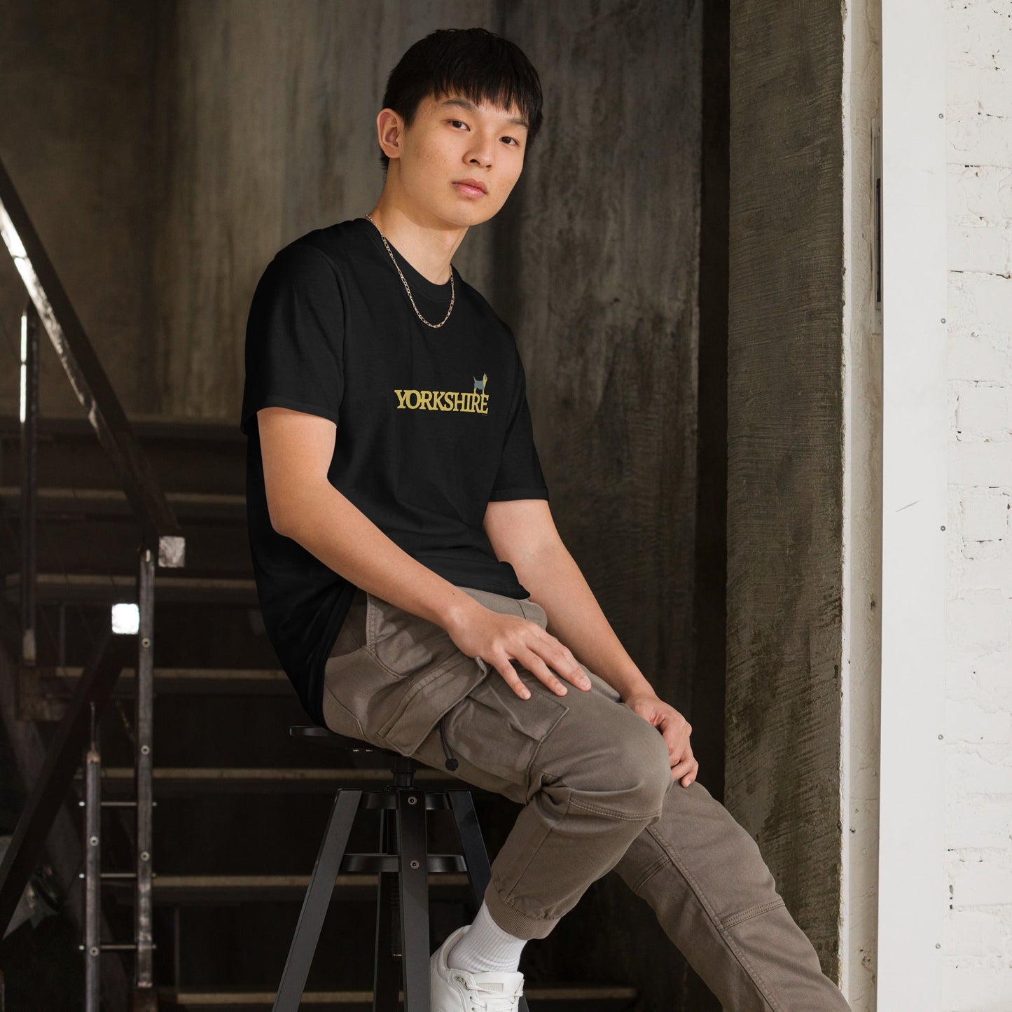 Camiseta unissex com mangas curtas - Yorkshire i-animals