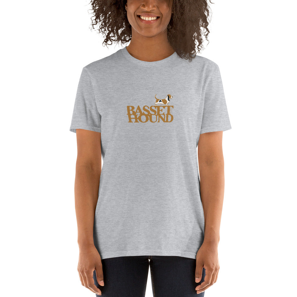 Camiseta unissex de manga curta - Basset Hound i-animals