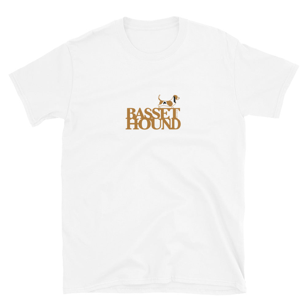 Camiseta unissex de manga curta - Basset Hound i-animals