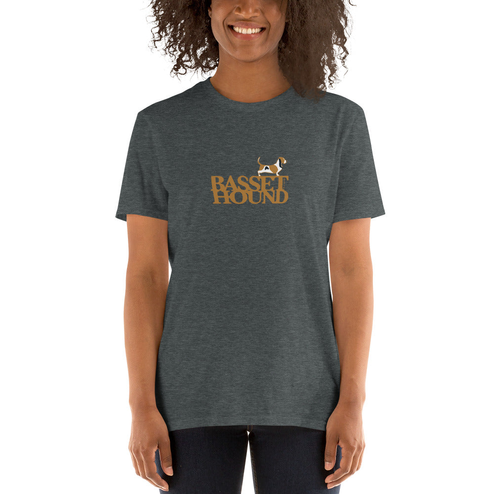 Camiseta unissex de manga curta - Basset Hound i-animals