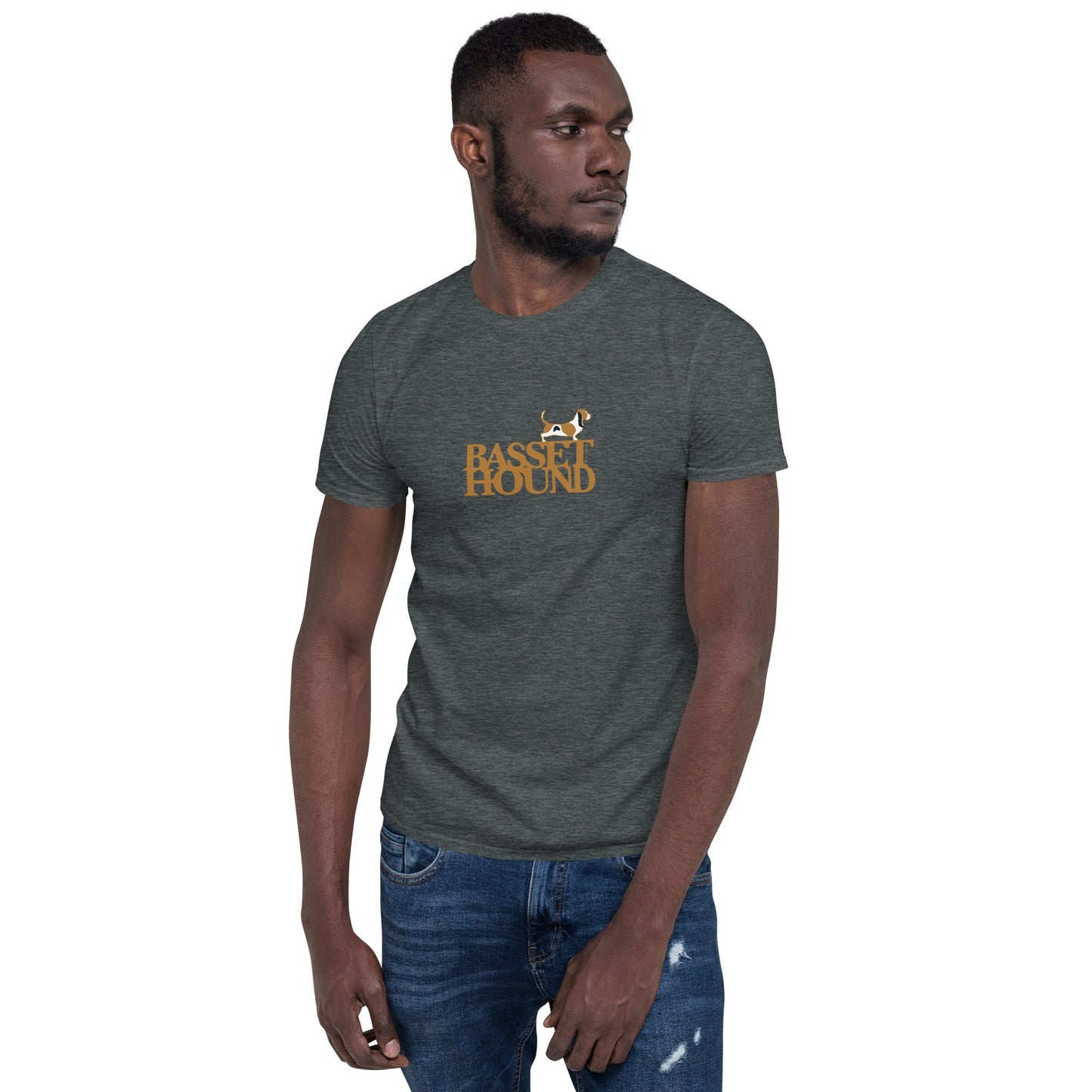 Camiseta unissex de manga curta - Basset Hound i-animals