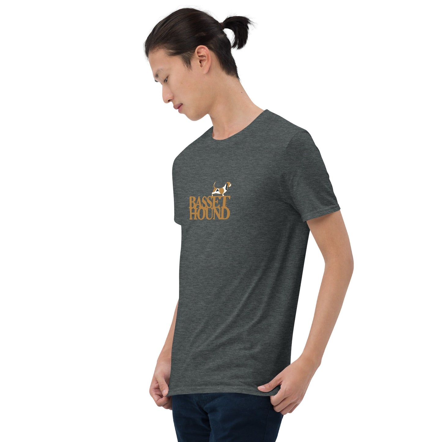 Camiseta unissex de manga curta - Basset Hound i-animals