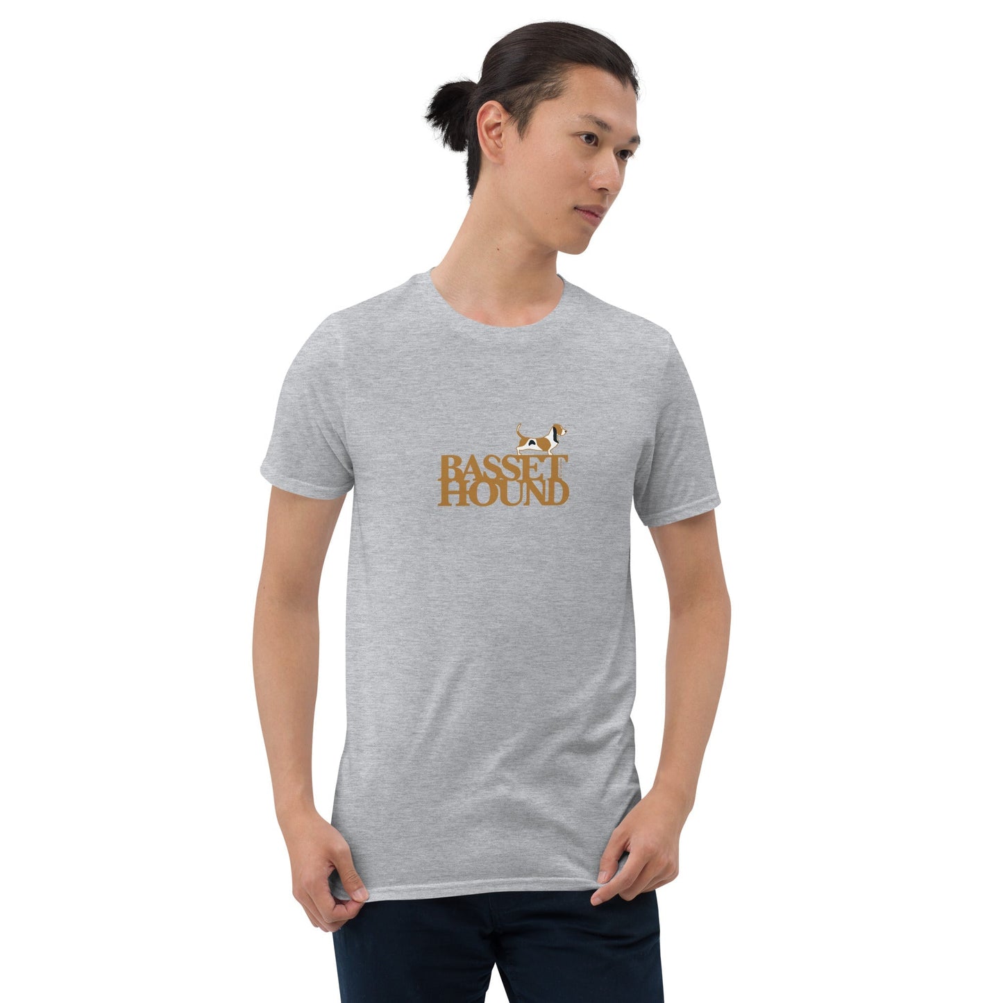 Camiseta unissex de manga curta - Basset Hound i-animals