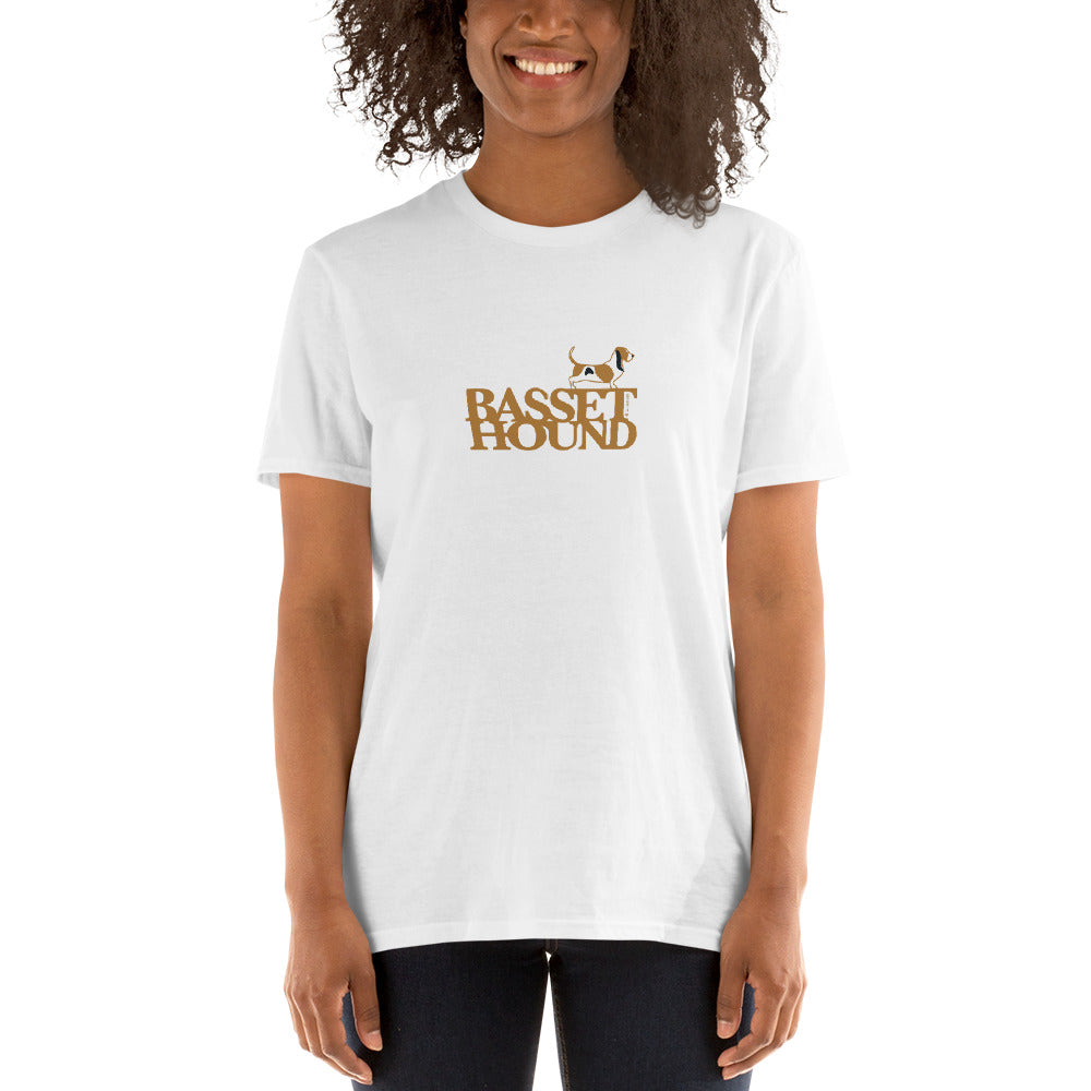 Camiseta unissex de manga curta - Basset Hound i-animals