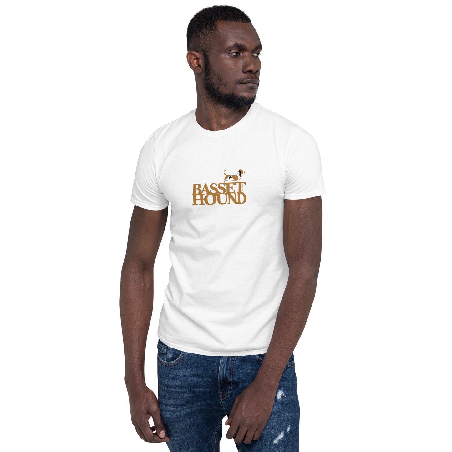 Camiseta unissex de manga curta - Basset Hound i-animals