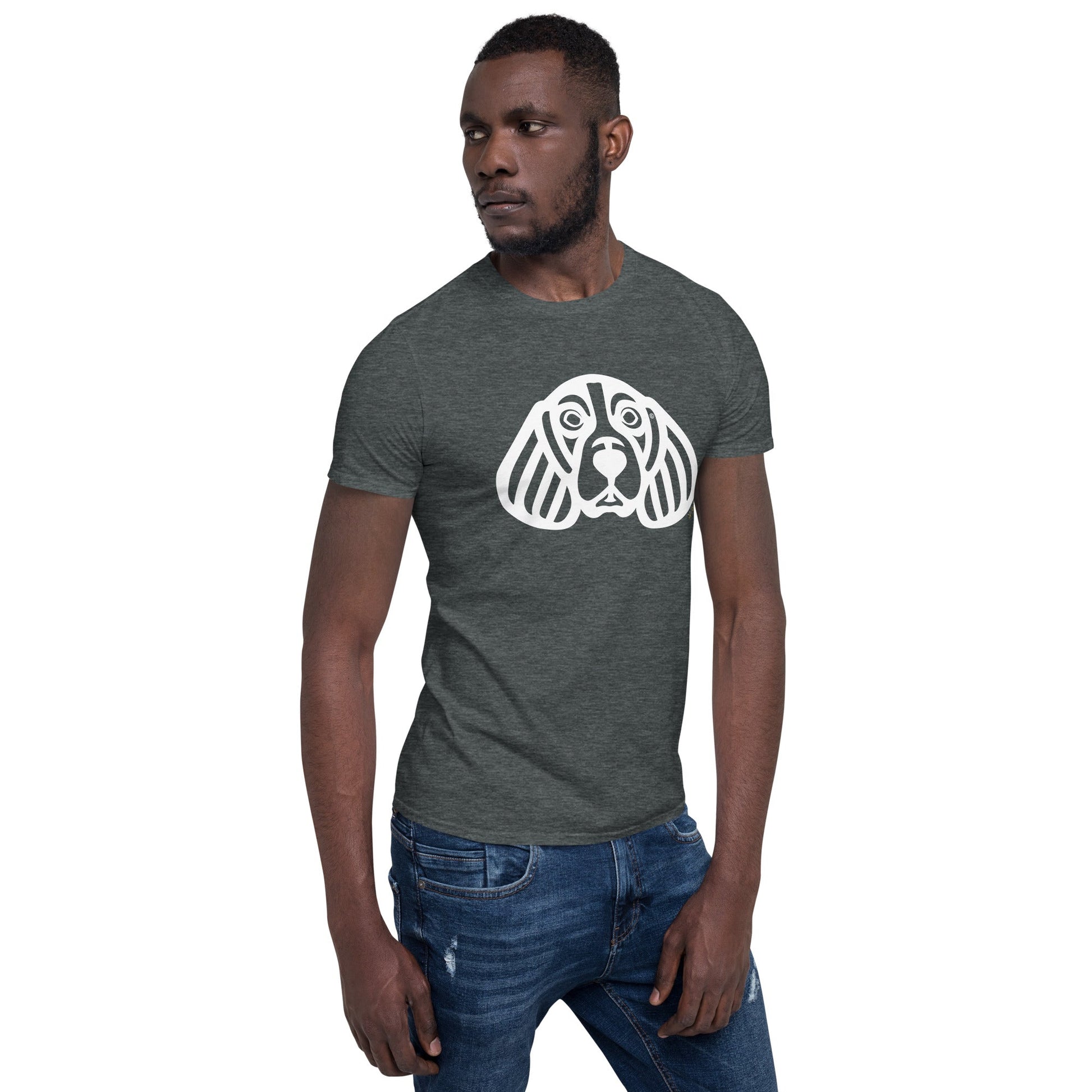 Camiseta unissex de manga curta - Beagle - Tribal i-animals