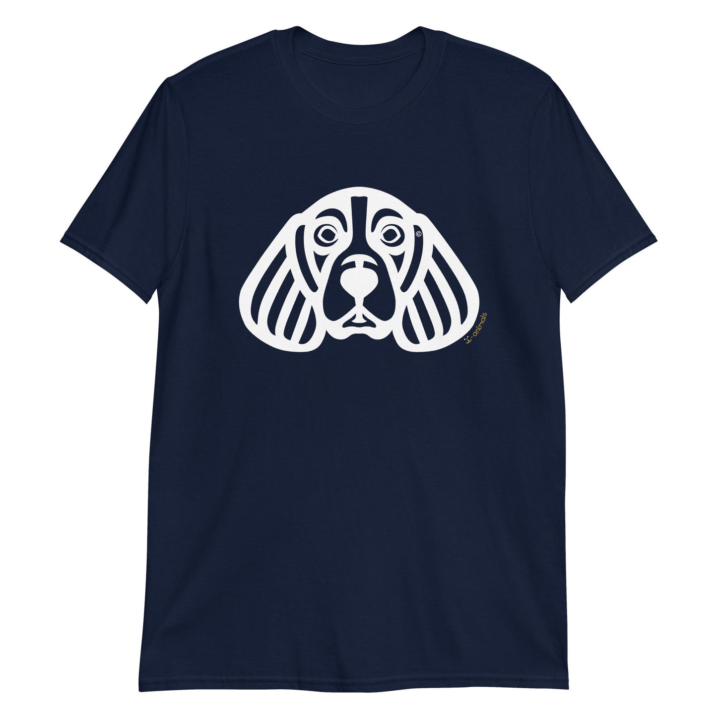 Camiseta unissex de manga curta - Beagle - Tribal i-animals