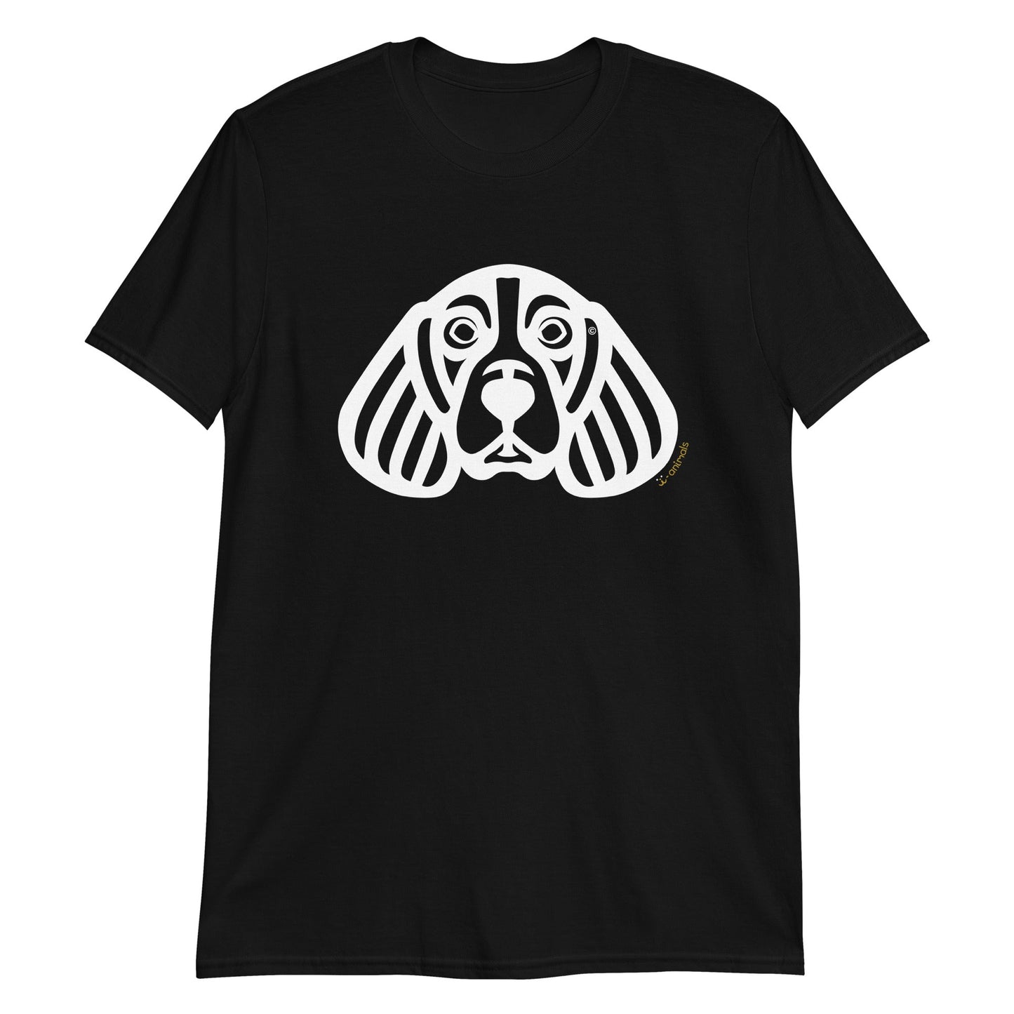 Camiseta unissex de manga curta - Beagle - Tribal i-animals