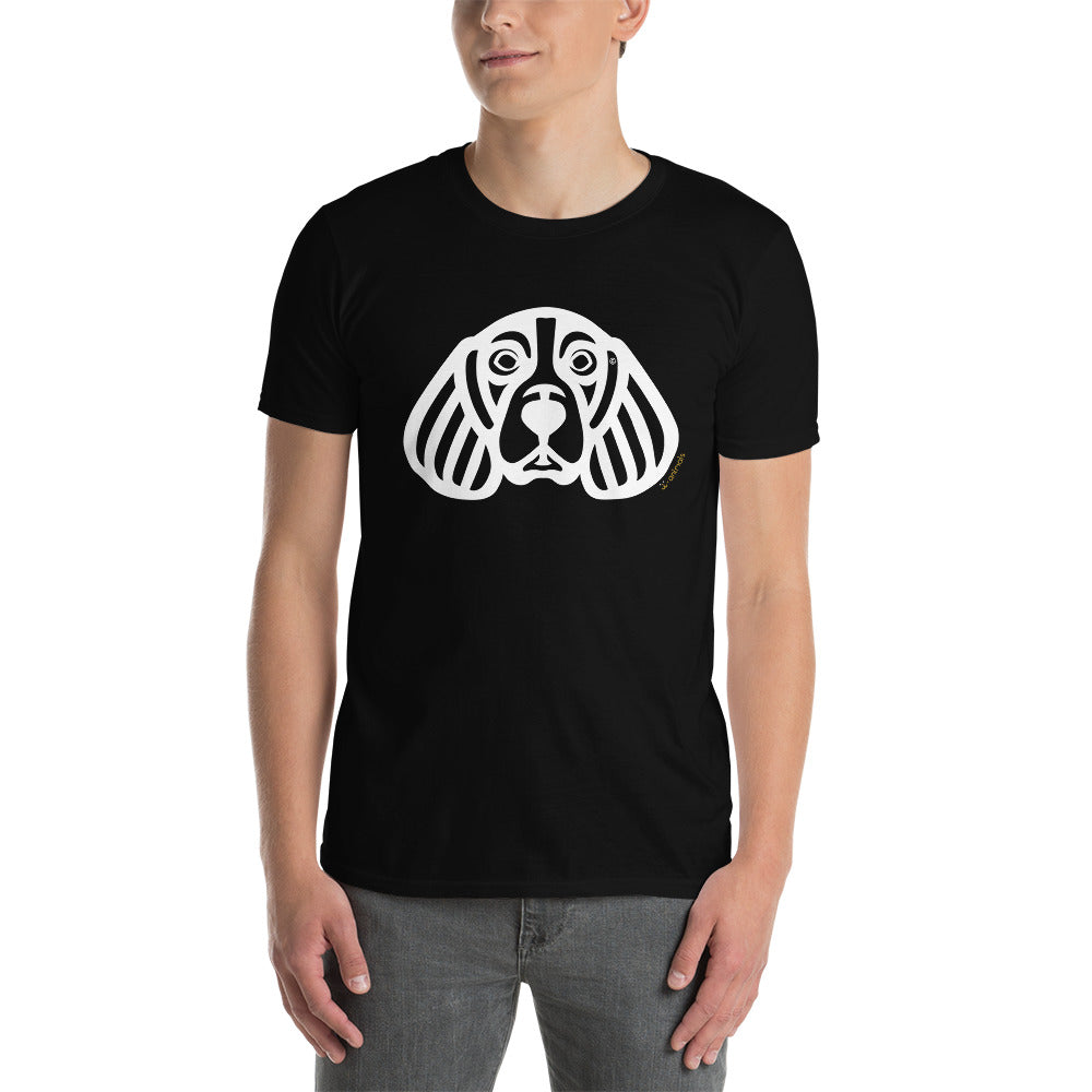 Camiseta unissex de manga curta - Beagle - Tribal i-animals