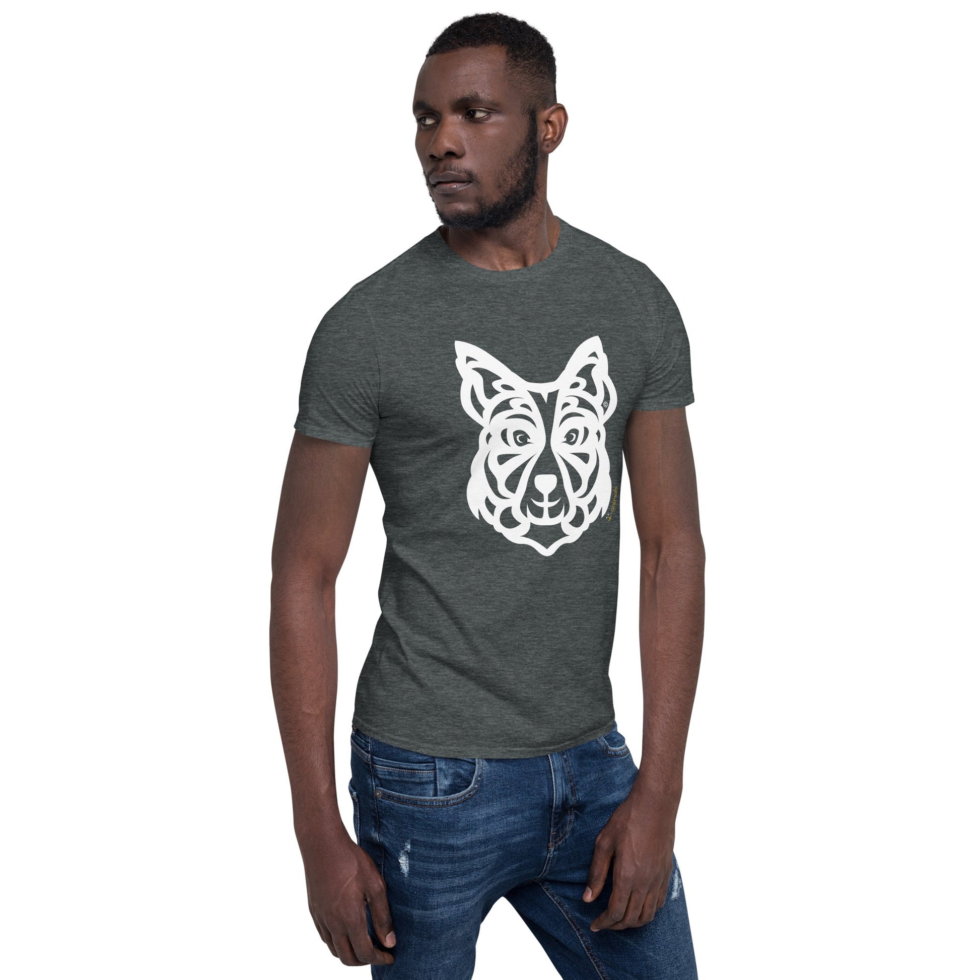 Camiseta unissex de manga curta - Border Collie - Tribal i-animals