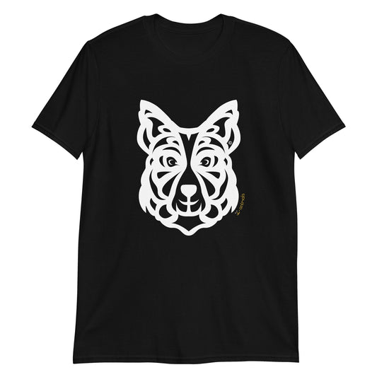 Camiseta unissex de manga curta - Border Collie - Tribal i-animals