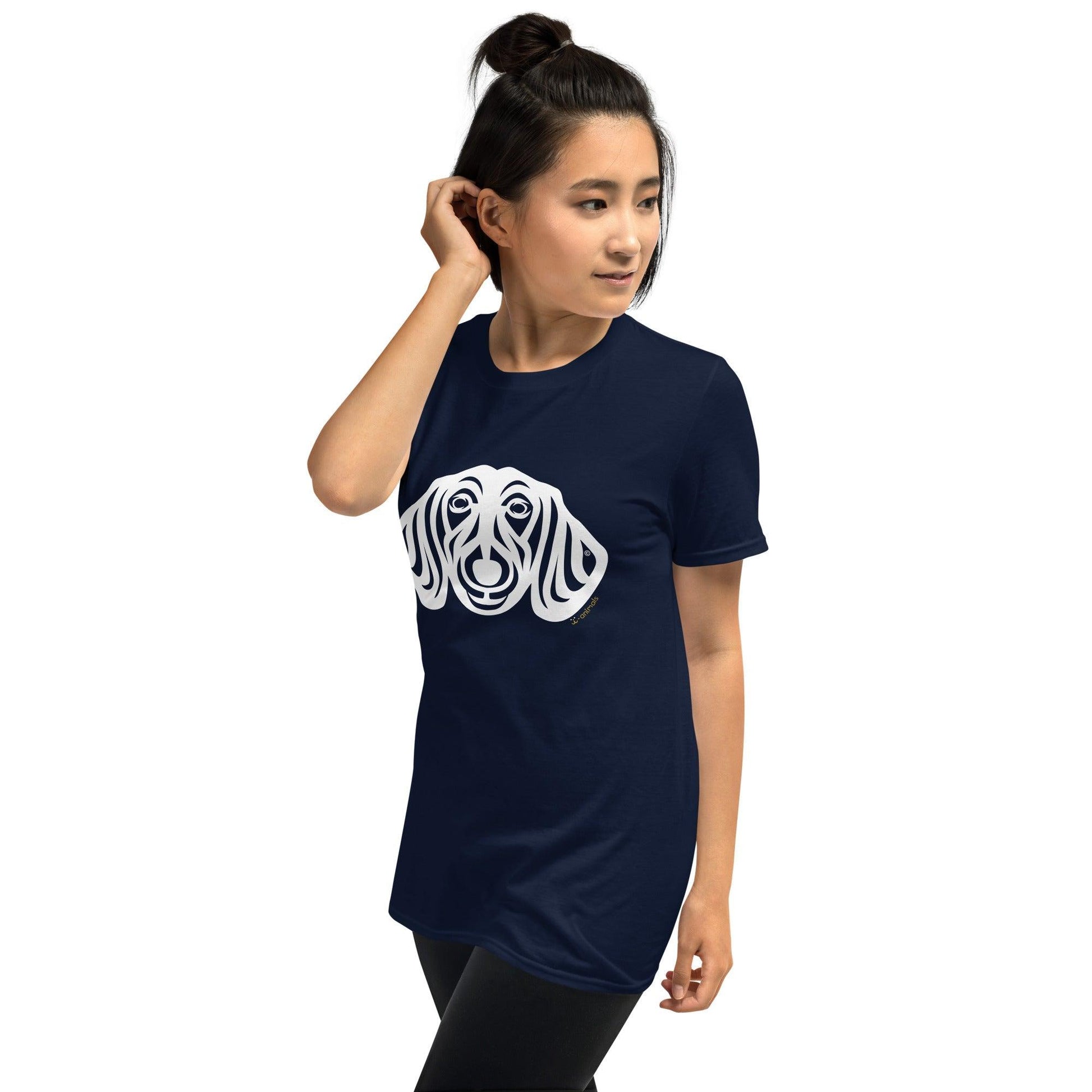 Camiseta unissex de manga curta - Dachshund - Tribal i-animals