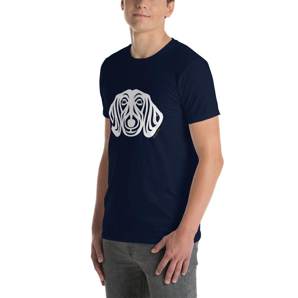 Camiseta unissex de manga curta - Dachshund - Tribal i-animals