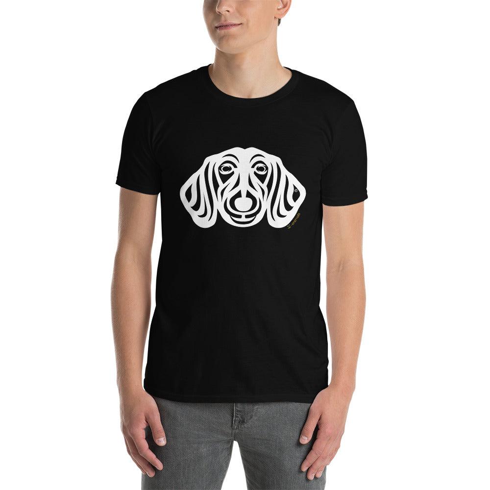 Camiseta unissex de manga curta - Dachshund - Tribal i-animals