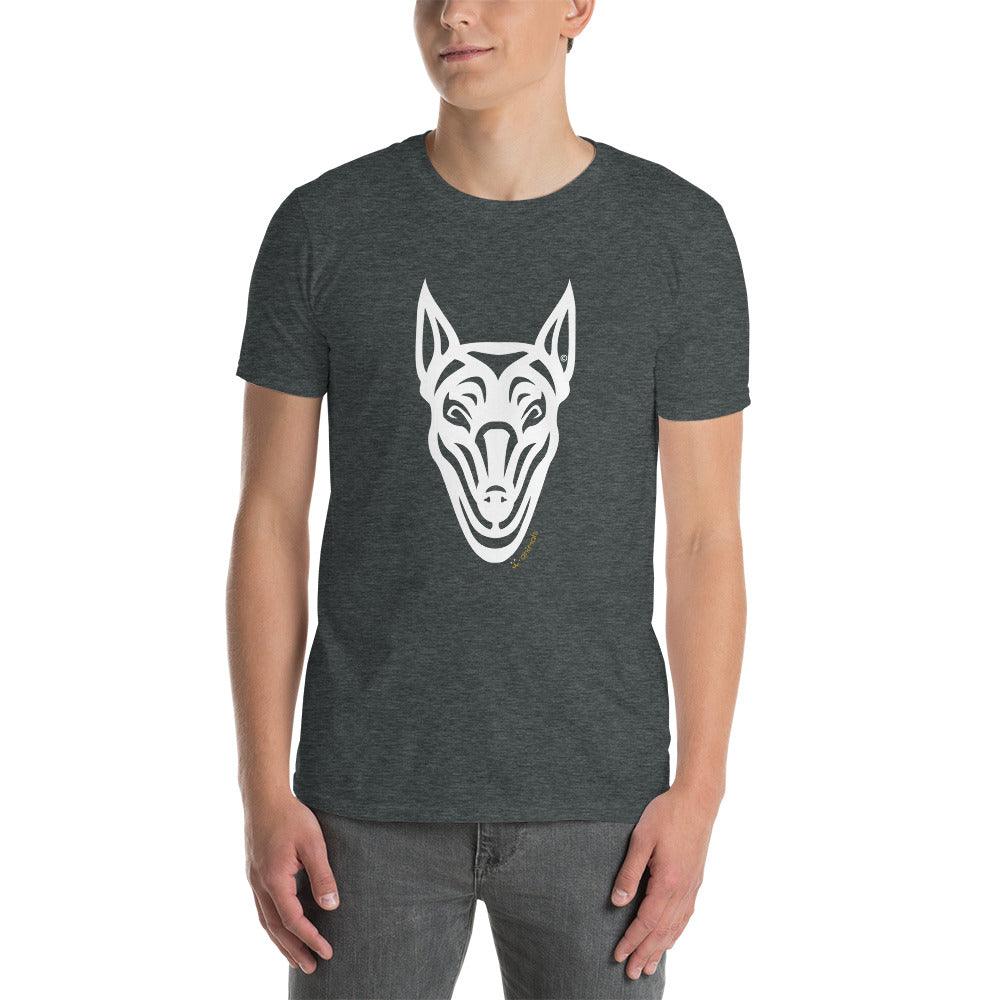 Camiseta unissex de manga curta - Doberman - Tribal i-animals