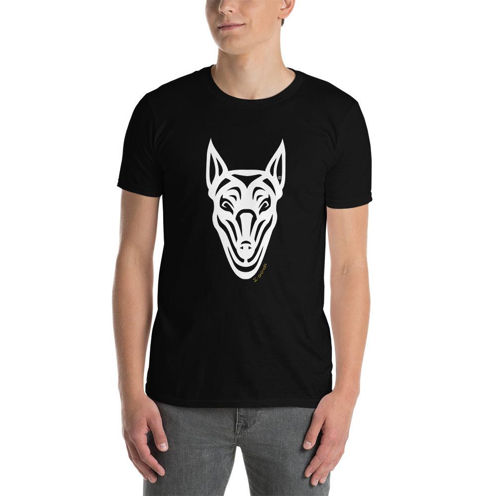Camiseta unissex de manga curta - Doberman - Tribal i-animals