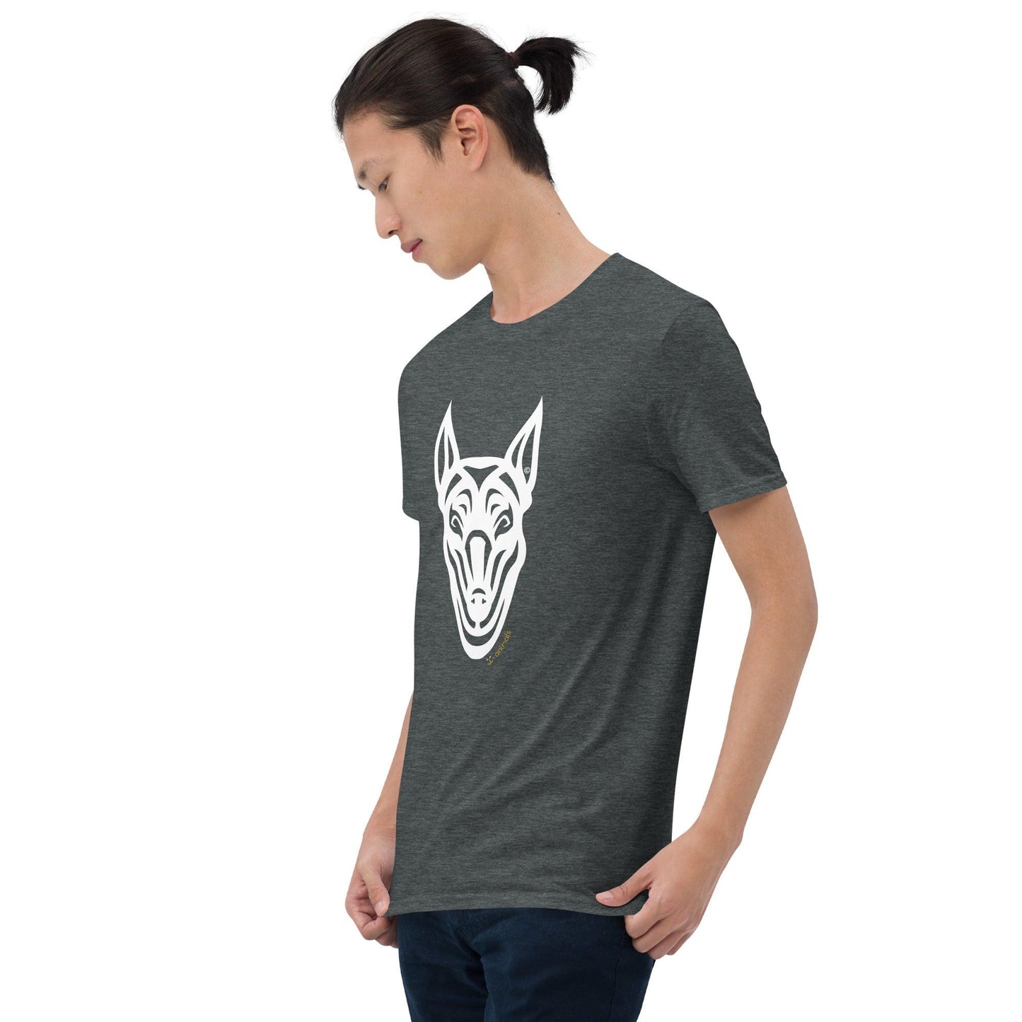Camiseta unissex de manga curta - Doberman - Tribal i-animals