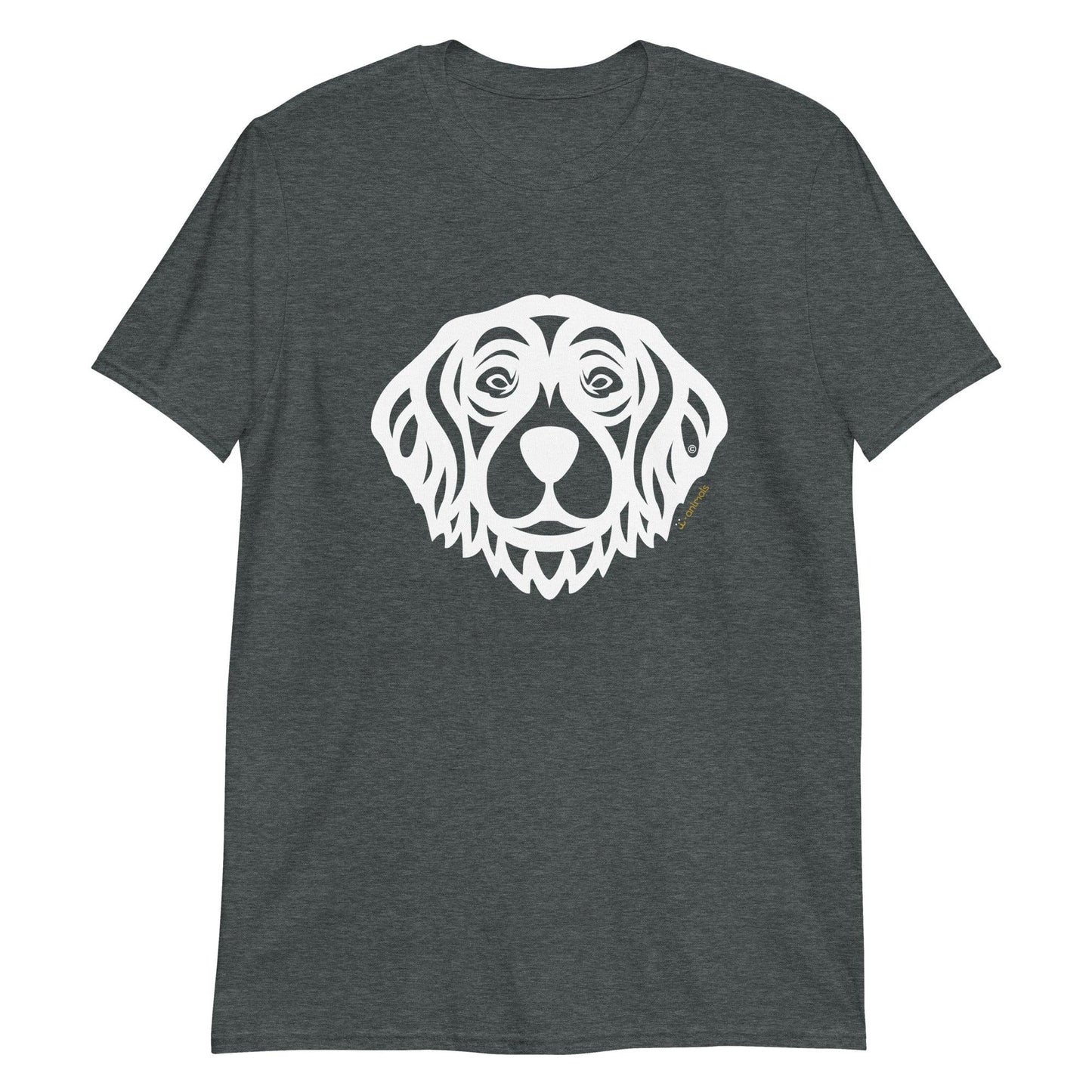 Camiseta unissex de manga curta - Golden Retriever - Tribal i-animals