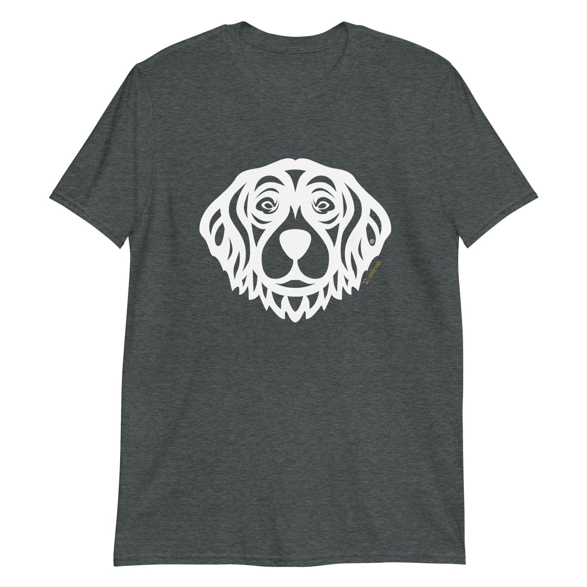 Camiseta unissex de manga curta - Golden Retriever - Tribal i-animals