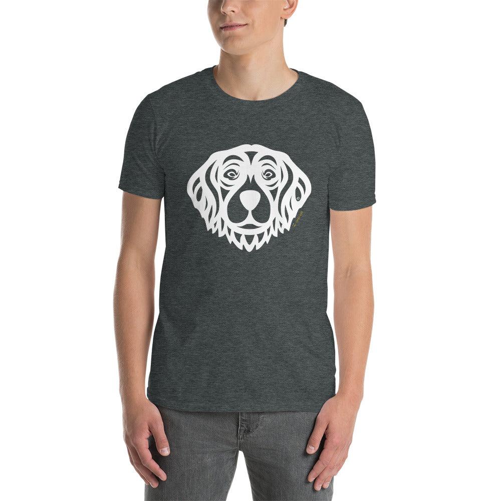 Camiseta unissex de manga curta - Golden Retriever - Tribal i-animals