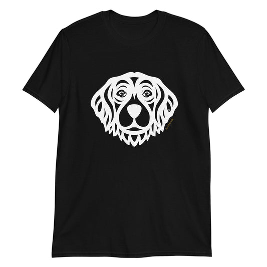 Camiseta unissex de manga curta - Golden Retriever - Tribal i-animals