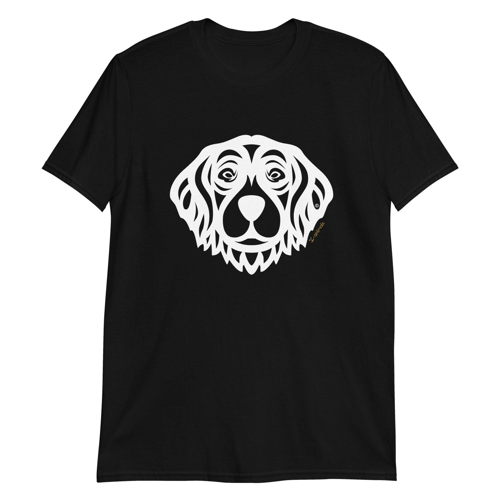 Camiseta unissex de manga curta - Golden Retriever - Tribal i-animals