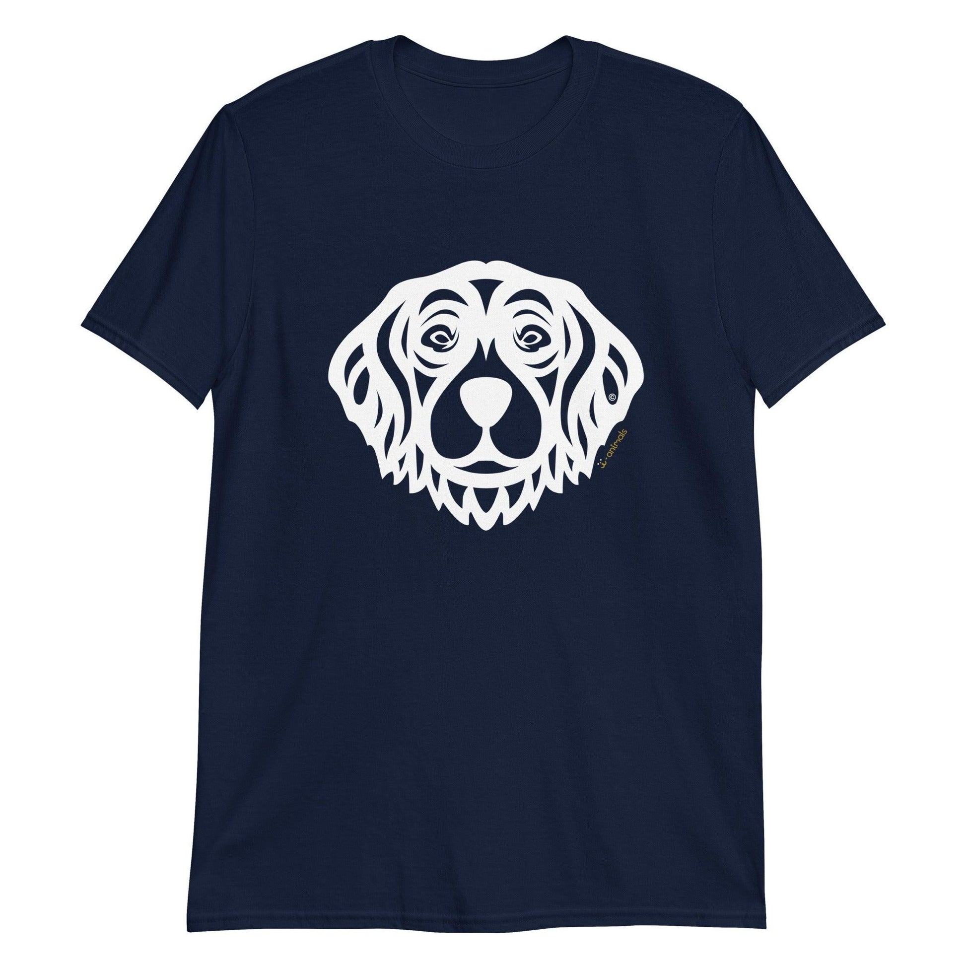 Camiseta unissex de manga curta - Golden Retriever - Tribal i-animals