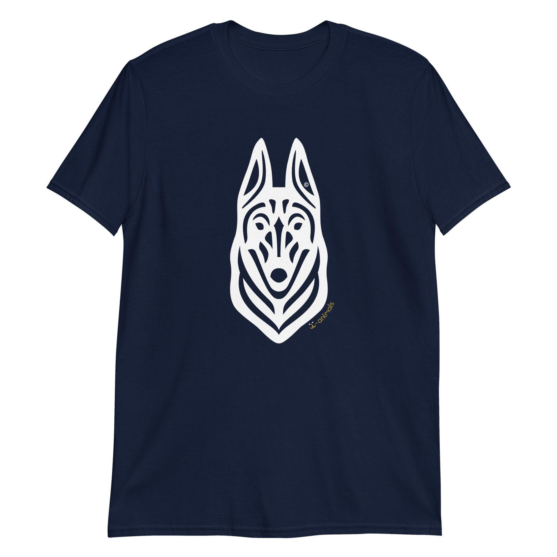 Camiseta unissex de manga curta - Malinois - Tribal i-animals