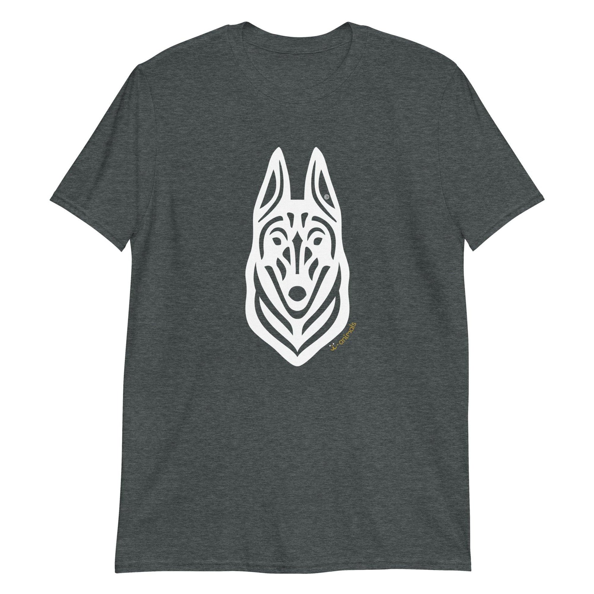 Camiseta unissex de manga curta - Malinois - Tribal i-animals