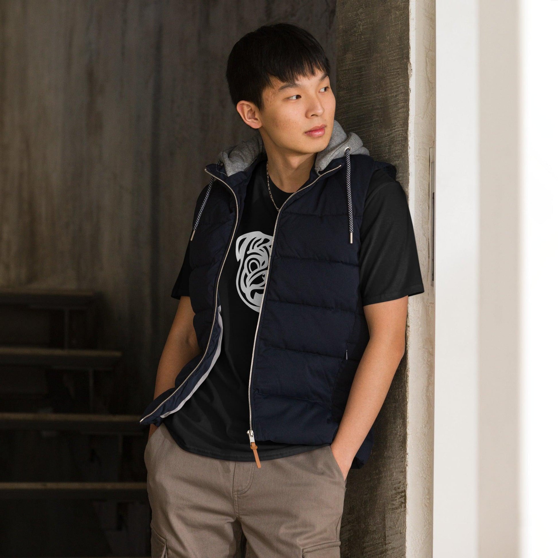 Camiseta unissex de manga curta - Pug - Tribal i-animals