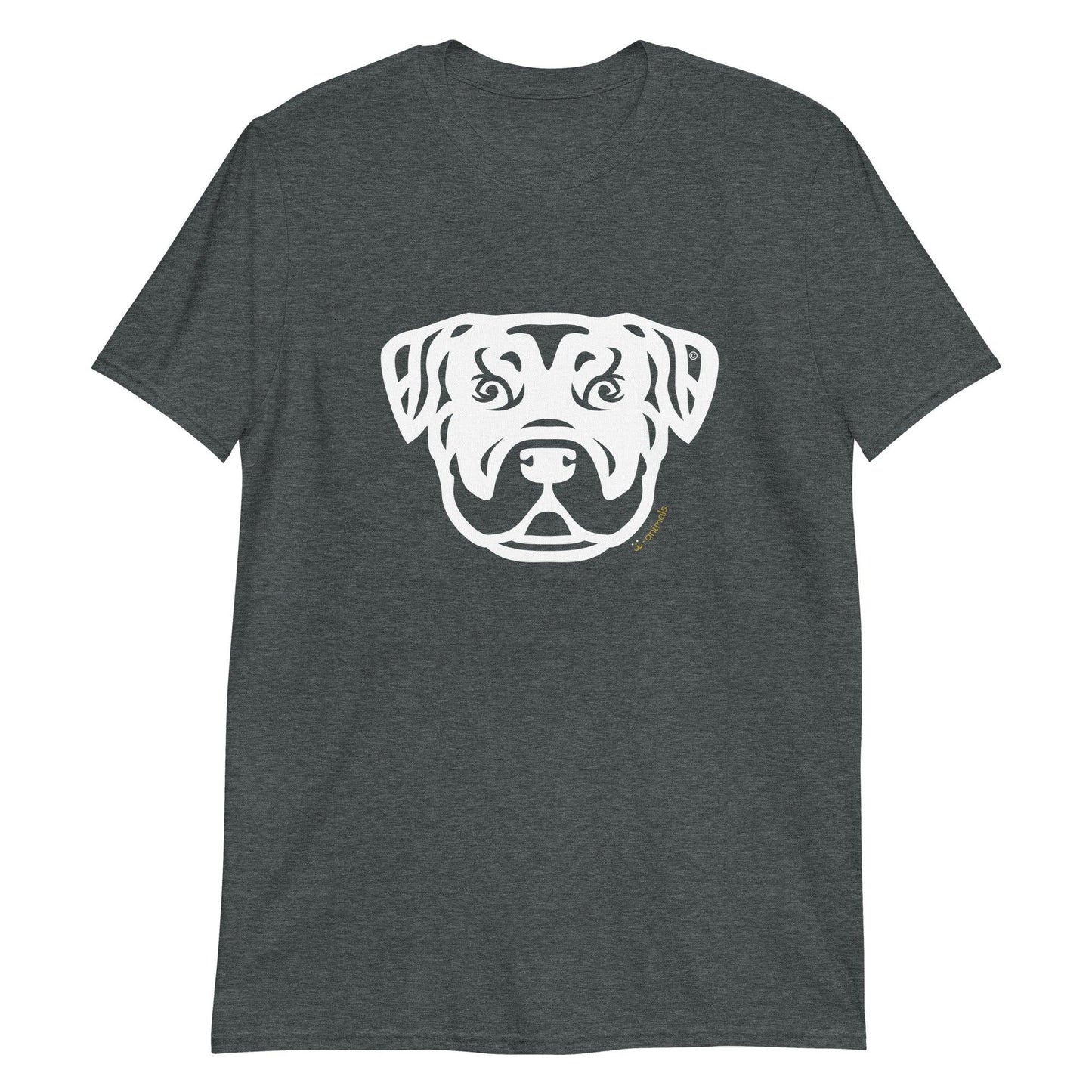 Camiseta unissex de manga curta - Rottweiler - Tribal i-animals