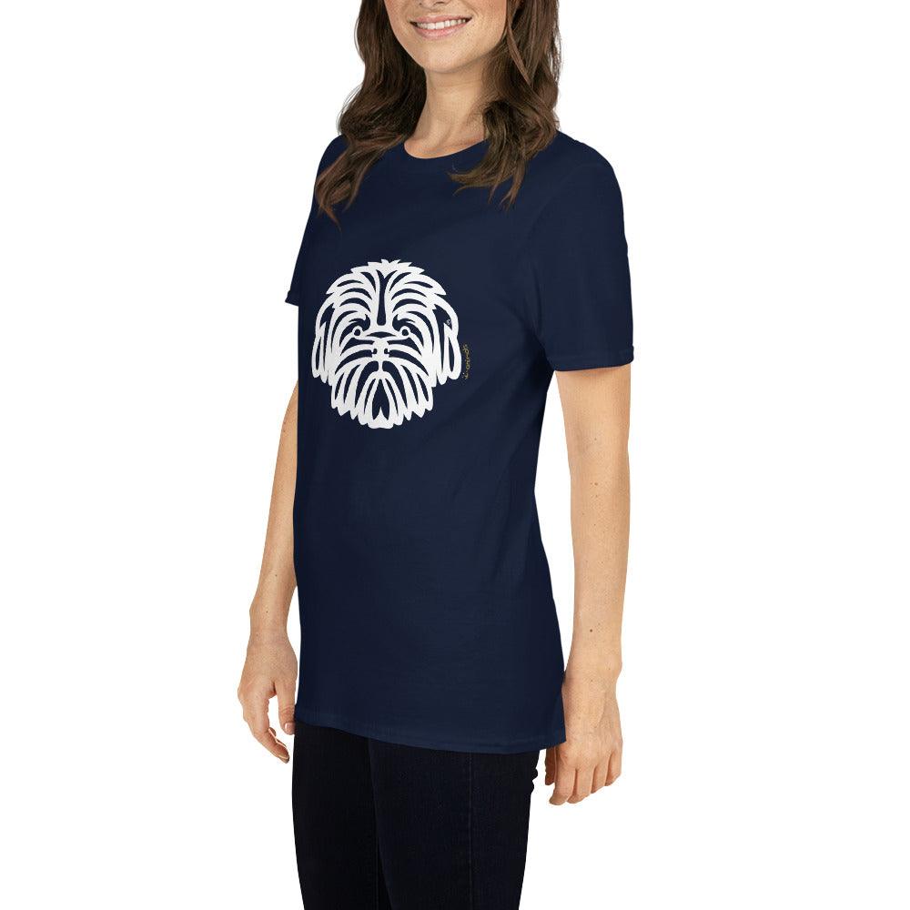 Camiseta unissex de manga curta - Shih Tzu - Tribal i-animals