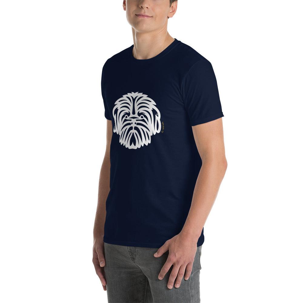 Camiseta unissex de manga curta - Shih Tzu - Tribal i-animals