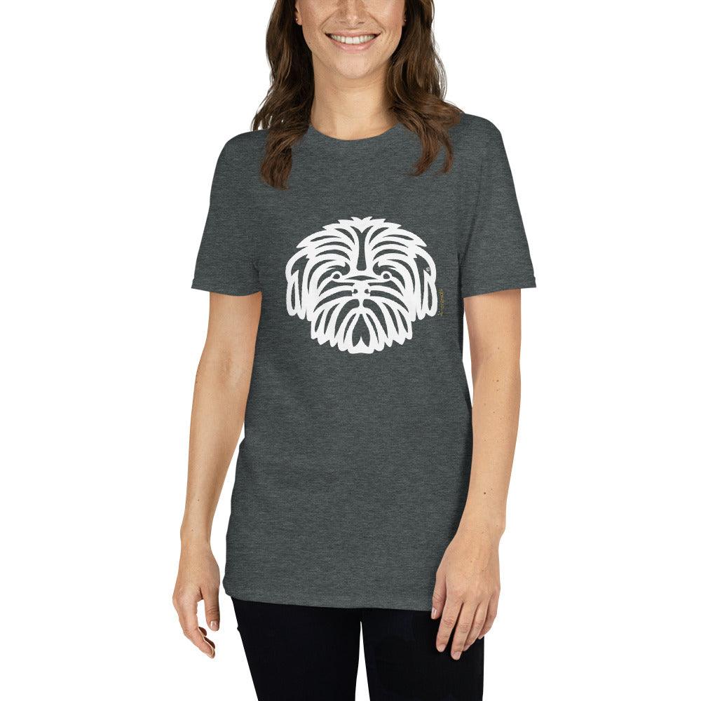 Camiseta unissex de manga curta - Shih Tzu - Tribal i-animals
