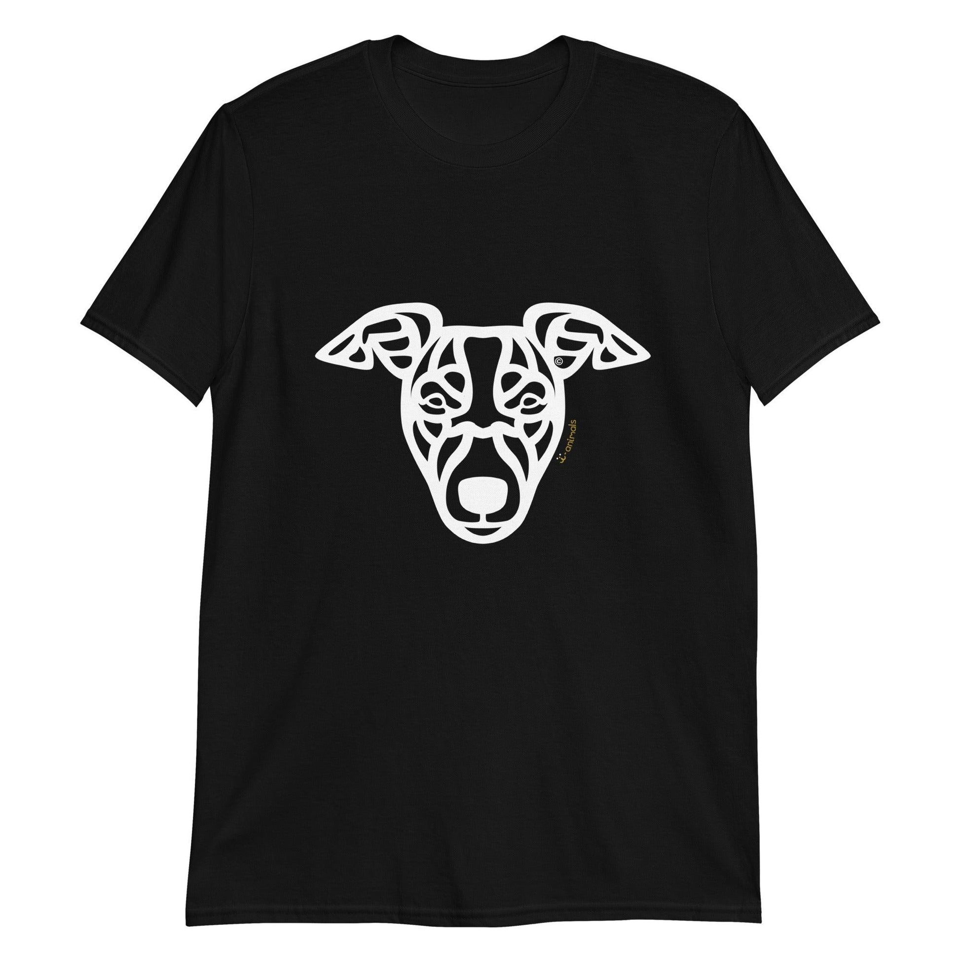 Camiseta unissex de manga curta - Whippet - Tribal i-animals