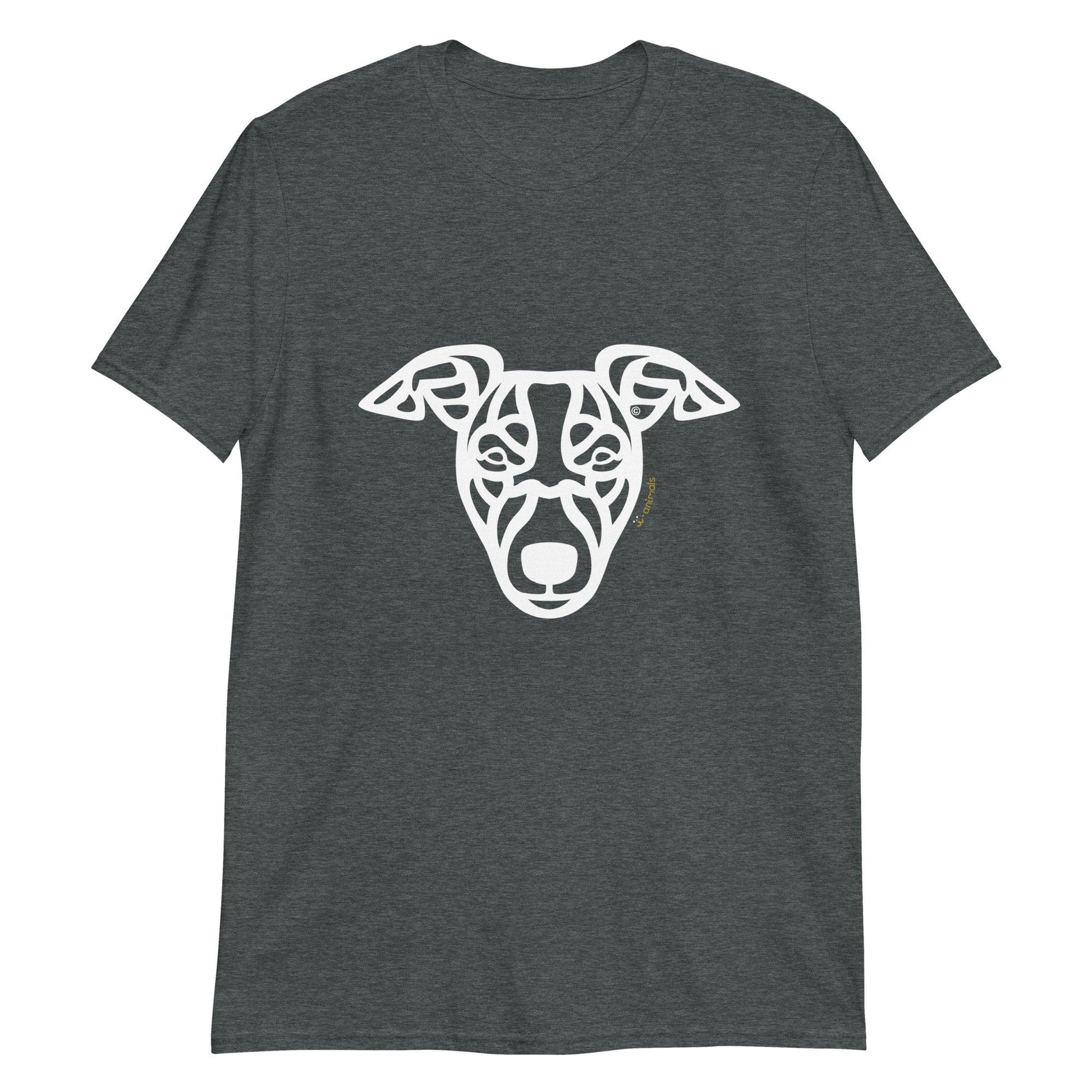Camiseta unissex de manga curta - Whippet - Tribal i-animals