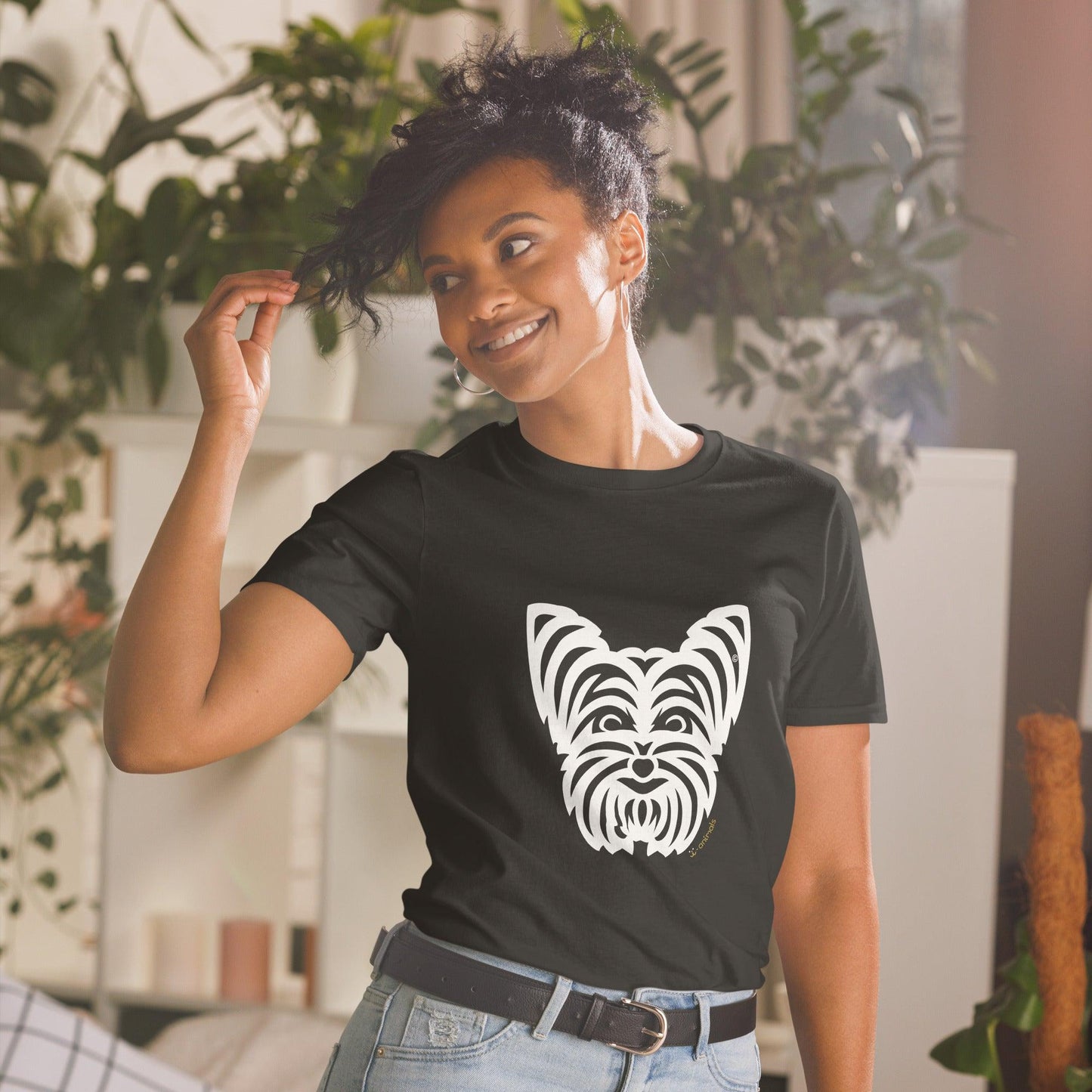 Camiseta unissex de manga curta - Yorkshire - Tribal i-animals