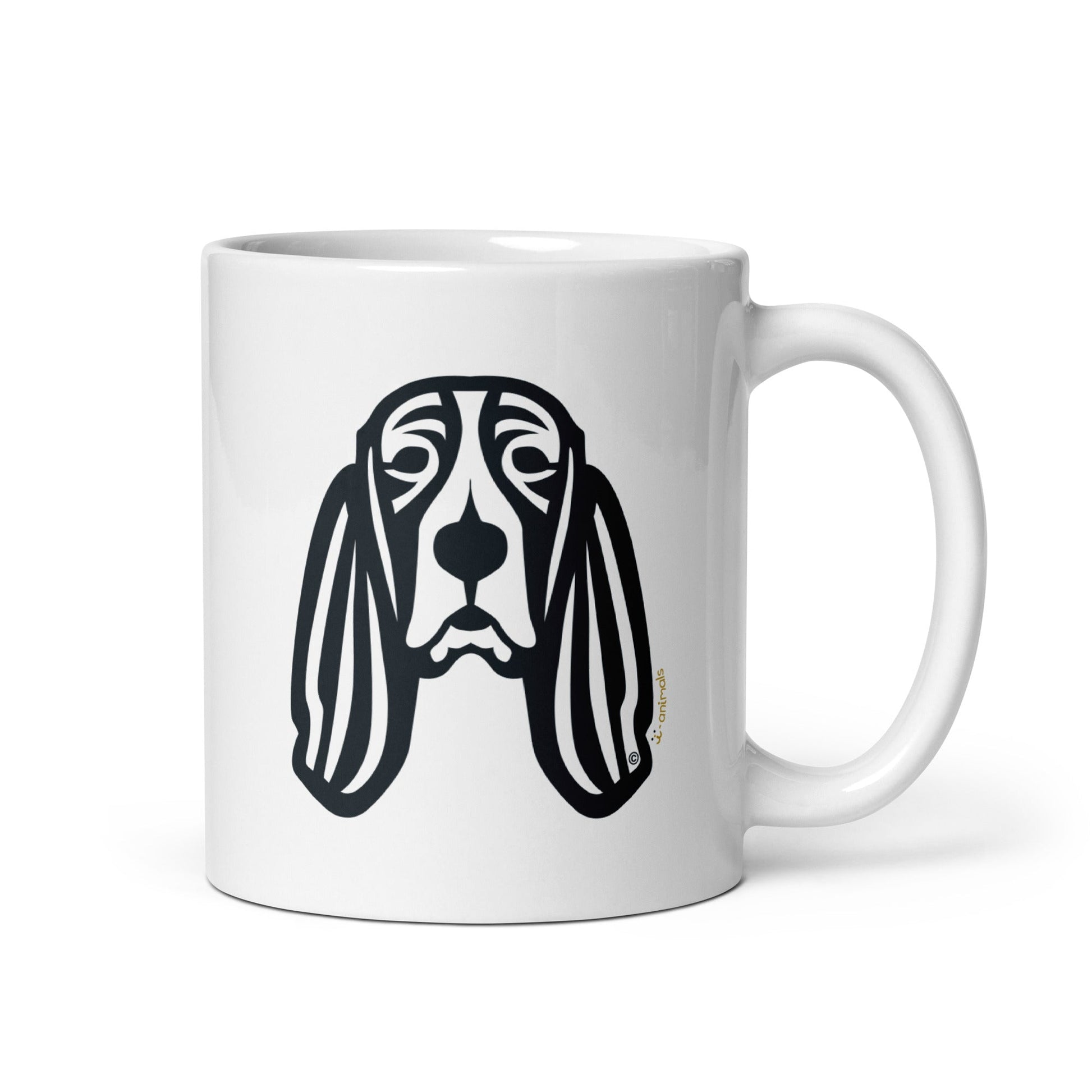 Caneca Basset Hound - Tribal i-animals