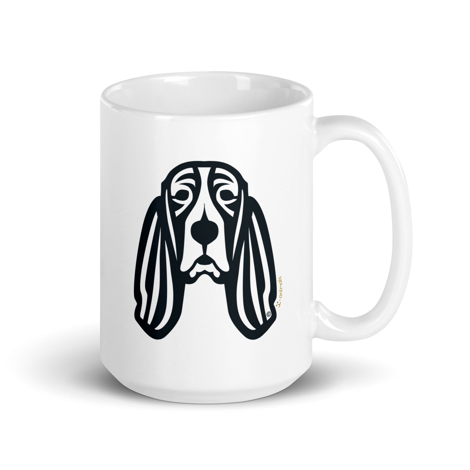 Caneca Basset Hound - Tribal i-animals