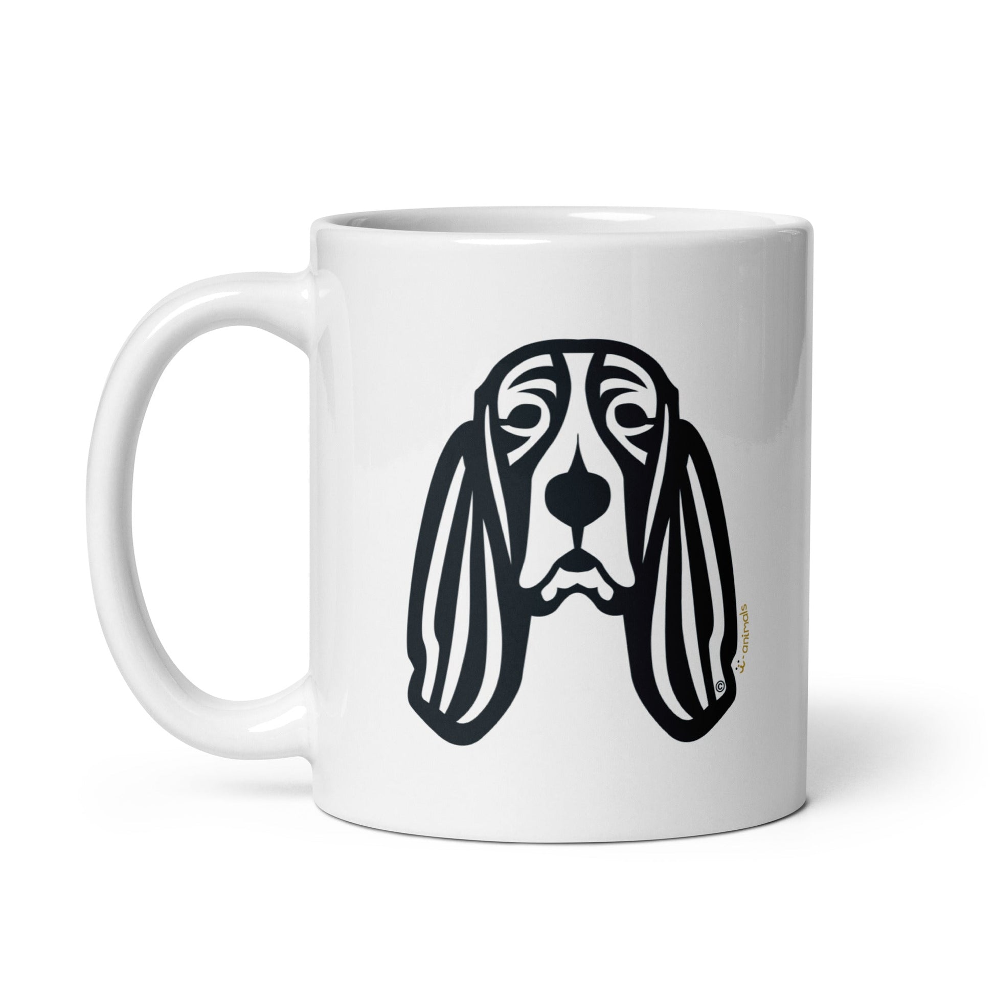 Caneca Basset Hound - Tribal i-animals