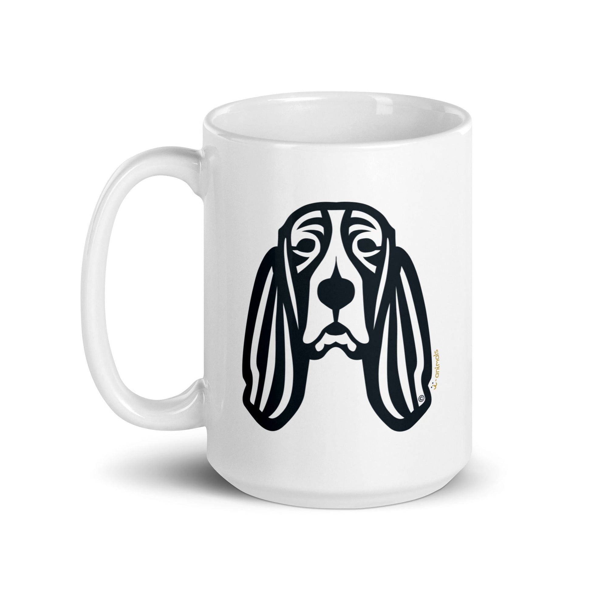 Caneca Basset Hound - Tribal i-animals