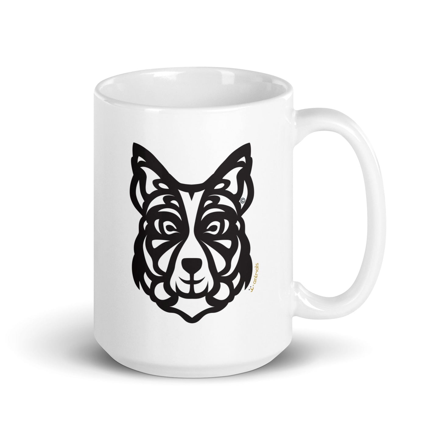 Caneca Border Collie - Tribal i-animals
